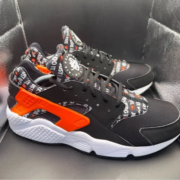 Size 11.5 - Nike Air Huarache Just Do It, AT5017-001, Clean, No Box, Gently Worn - Picture 4 of 11